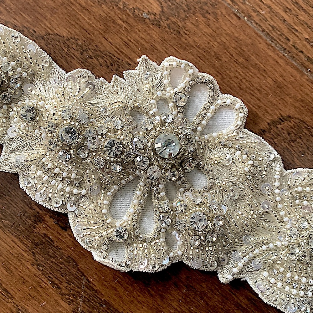 Handmade Beaded Rhinestone Belt